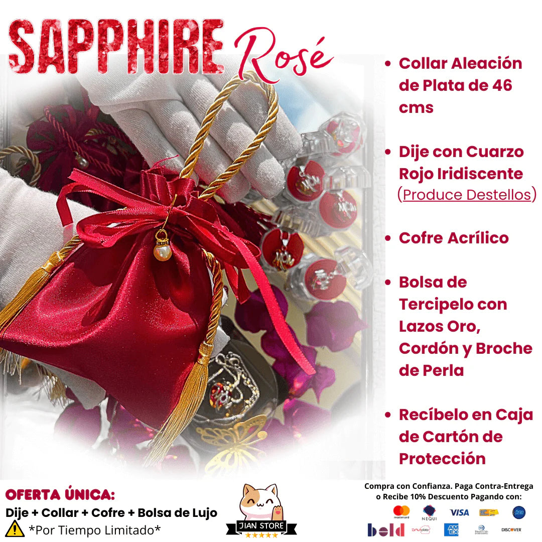 Kit Collar Sapphire Rose para Mamá