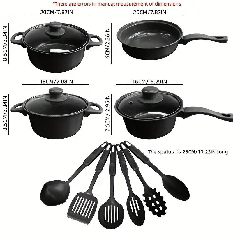 Set De Ollas De Colores x13 Piezas – Antiadherente
