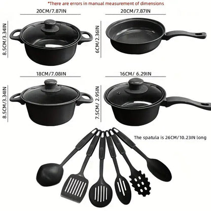 Set De Ollas De Colores x13 Piezas – Antiadherente