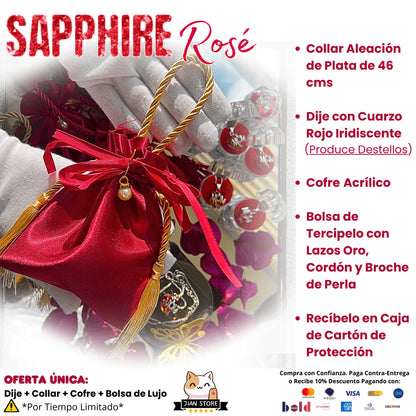 Kit Collar Sapphire Rose para Mamá